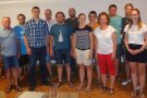 Gruppenbild der Vorstandsmitglieder der Teilnehmergemeinschaft Wildenranna, davon sieben Herren und fünf Damen.