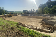 Blick auf die Baustelle